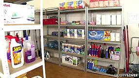 Busty Maid Kira Queen and Guest Chelsey Lanette Fucked Hard