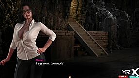 Sexy girl jerks cock in Treasure of Nadia episode 3 85