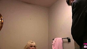 She feels the thrill as her man ties her up for intense fucking with his big cock