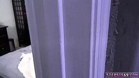 Teen gives hotel blowjob to suspended stepsis