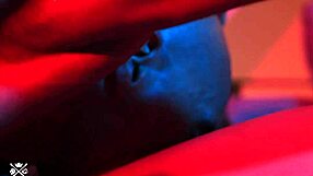 Oh wow, that monster cock dives into her muff while licking tits in the xxx scene!