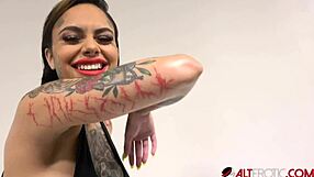 interview with busty tattooed cutie genevieve sinn backstage