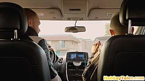 Blond Twunk Takes Bareback Anal from Inked Top Stud