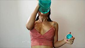 Ahegao Joi Drool Boobs Tease With Petite Amateur