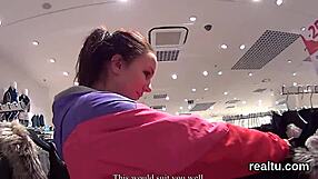 Fantastic Czech Nympho Feels Tempted In Shopping Centre, Leading To Intense POV Banging And Anal