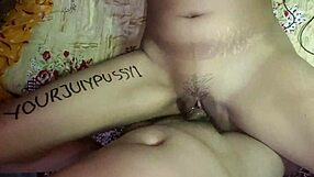 Real life boy and girl shoot the breeze in amateur video
