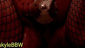 Itskyliebbw showers intensely in fishnets