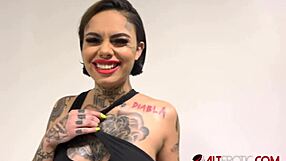 interview with busty tattooed cutie genevieve sinn backstage