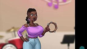 Summertime Saga 48, cumming hard in French teacher's pussy