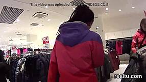 Watch a pov version of a nympho who almost got tempted as well as being boned in a czech mall