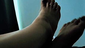 I jerked off the neighbor's cock while husband worked