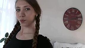 Stunning Semi-Nude Tight Teen 18+ Gets Penetrated in Opened Asshole!