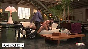 Busty Angelika, Handle Those Two Cocks in Your Ass Now!