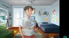 Summertime Saga 48, cumming hard in French teacher's pussy