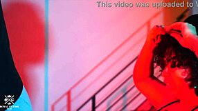 Oh wow, that monster cock dives into her muff while licking tits in the xxx scene!