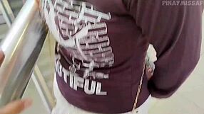 First Time Fan Blowjob on Valentines