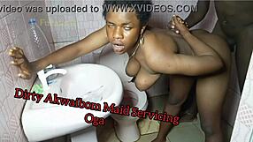 Naughty Housemaid Sneaky Fuck With Madam