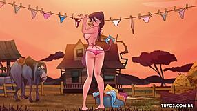 Old Man Excited By Young Girl's Panties