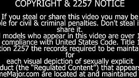 Fringe-haired Ireland Rose doggystyle fucked by Rome Major