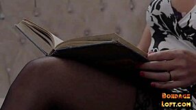 Submissive BDSM Babes Share Strict Dom's Cock in Stockings.