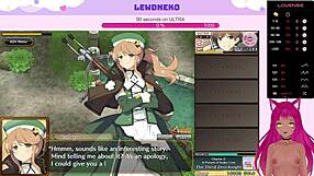 Vtuber Lewdneko Says, 'Playing Evenicle Part 7.'