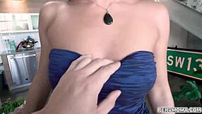 Helena Price Sucks Young 18+ Stepson's Cock Outdoors