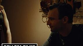 Blonde Bodybuilder Daisy Stone Licks Pussy Monster Cock Office