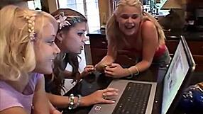 Lesbian trio teen 18+ licked out in all girl action with little 18+ summer lil lexy and teen 18+ topanga