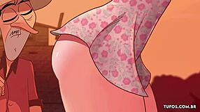 Old Man Excited By Young Girl's Panties