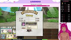 Vtuber Lewdneko Says, 'Playing Evenicle Part 7.'