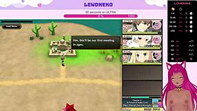 Vtuber Lewdneko Says, 'Playing Evenicle Part 7.'