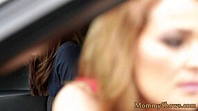 Glamcore mature milf sixtynined by her teen 18+ stepdaughter in stockings hairy