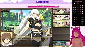 Vtuber Lewdneko Says, 'Playing Evenicle Part 7.'