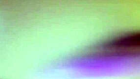 Slutty girl with big boobs masturbating huge dildo