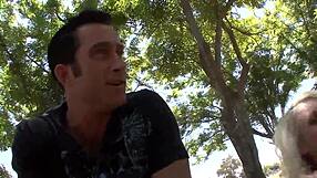 Mandy, Blonde Milf with Big Tits, Gets Excited to Be Fucked While a Man Looks at Her Boobs