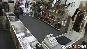 Cute doxy flaunts curves in reality video. 😍