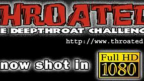 Engorging Beauty's Juicy Throat With Face Fucking