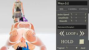 Wild Life Build 2021 04: Lesbian Teen Threesome in Group Game