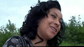 Danica Collins Flashes Tits Outdoors In Stockings