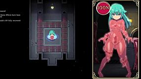 Man, this Mage Kanades futanari dungeon quest hentai game in ep 3 with latex slime suit is wild!