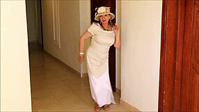 Mariaold, the mature milf with big tits in stockings and lingerie, fulfills your wildest dreams as she poses seductively for you