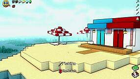 hot underwear cosplay turns hornycraft on