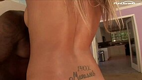 delicious dessert shared with big black companion