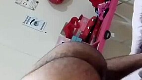 Pounding my wife's pussy and ass in hardcore anal sex.