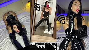 Get A Dick Rating From Your Sexy Brunette Stepmom Milf