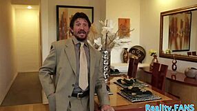 Can Gorgeous Stepteen Seduce Stepdad With Anal Doggy?