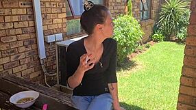 i'm desperate to piss and wet my jeans outdoors while smoking