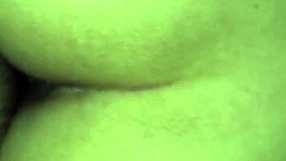 In this homemade close-up, the fat-assed teen couple engages in passionate sex, riding and cumming.