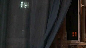 Sexy Vampire Cosplay Girl receives her trick during Halloween