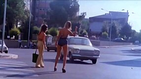 Teen-girl-in-Italy Gloria posing erotically clad in denim making eroticimages with scenes